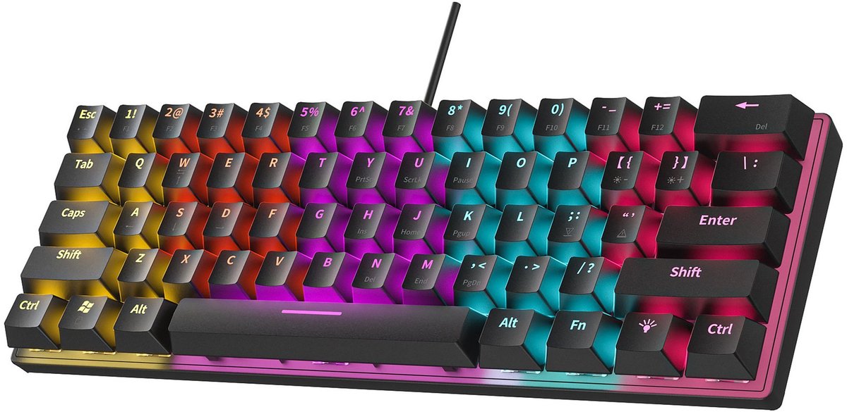 NAXSIR Mechanisch Gaming Toetsenbord 61 Toetsen thumbnail 4