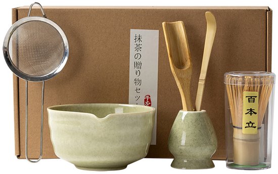 1 sets Premium Matcha Set - Matcha Set - Japanse Thee Ceremonie Set - matcha-Bamboe Garde Matcha Kom - Matcha Gereedschap - Matcha Cadeauset