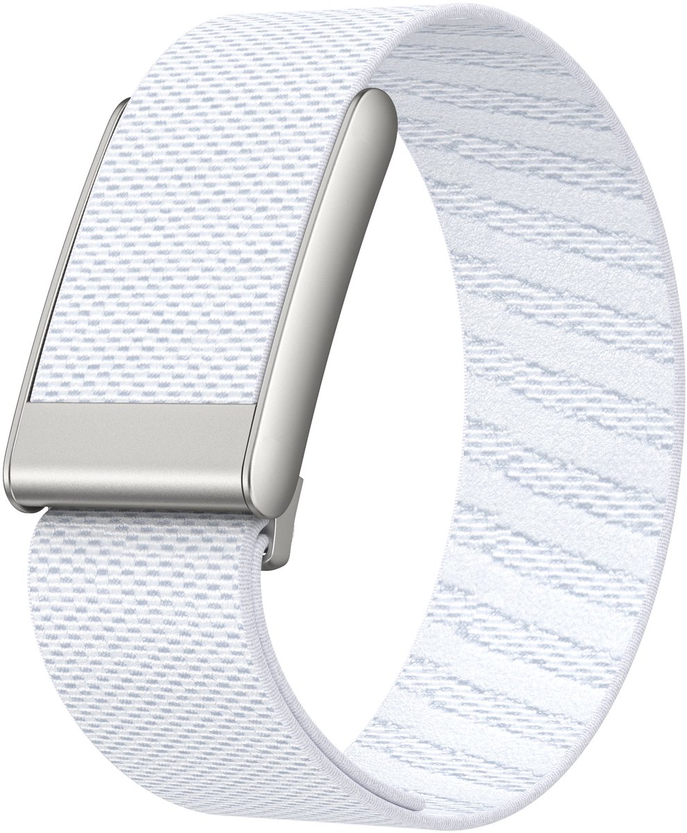 Strap-it Elastisch nylon bandje - geschikt voor de Whoop 5.0 (wit)