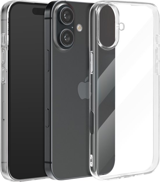 Étui de protection adapté à Apple iPhone 16 Pro épaisseur 1,5 mm, transparent