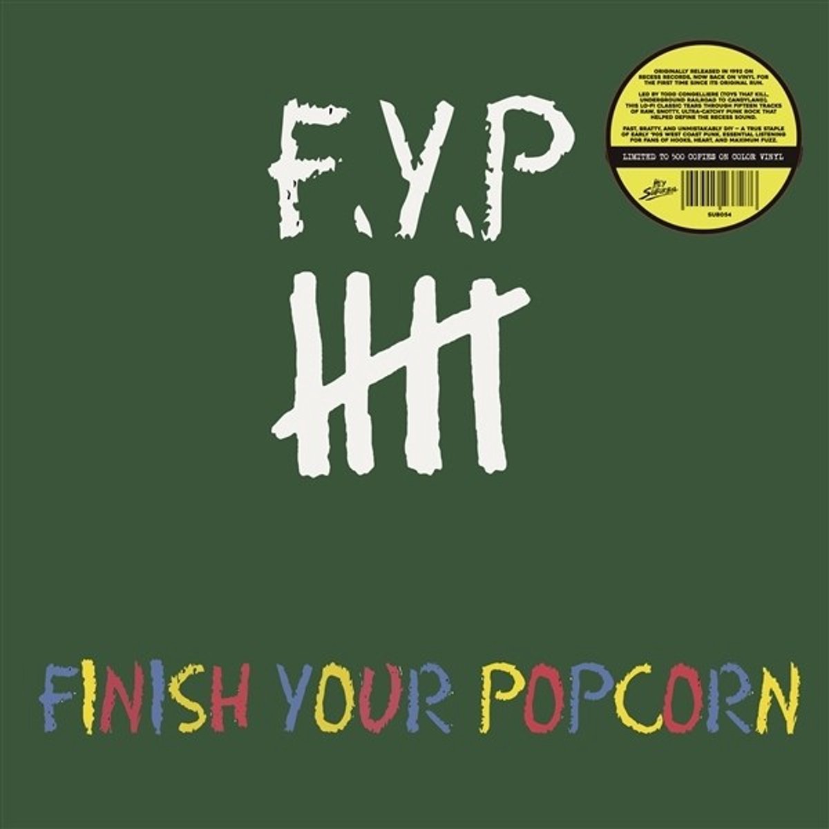F.Y.P. - Finish Your Popcorn (LP)