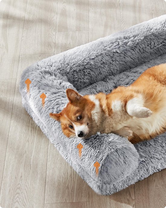 FEANDREA FluffyHug Groot hondenbed voor middelgrote honden, hondenbed