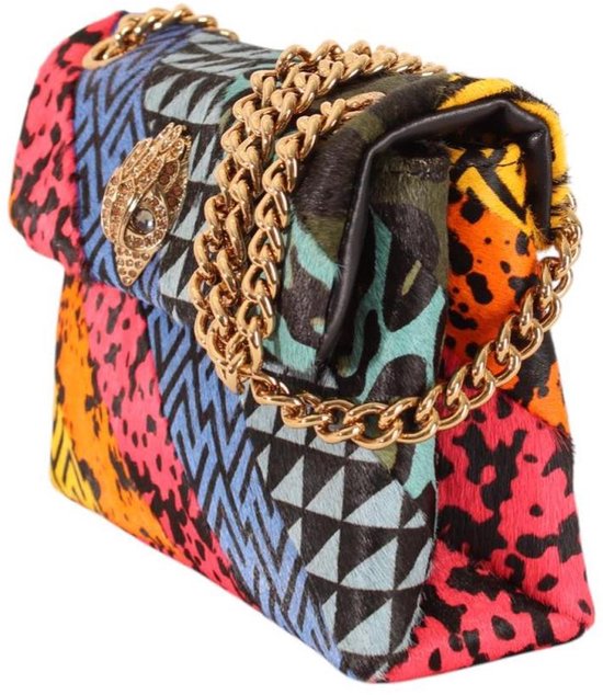 Kurt Geiger London Mini Kensington L Sacs d' épaule en cuir pour femme - Multi - Taille unique