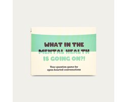 "What in the Mental Health is Going On?!" - Card Game for Deep Conversations - Connection Cards - Question Game for Couples, Daters, Families, Friends - Get to Know Each Other Better - Game - Vertellis - Card Game - Conversation Starter - Gift Idea