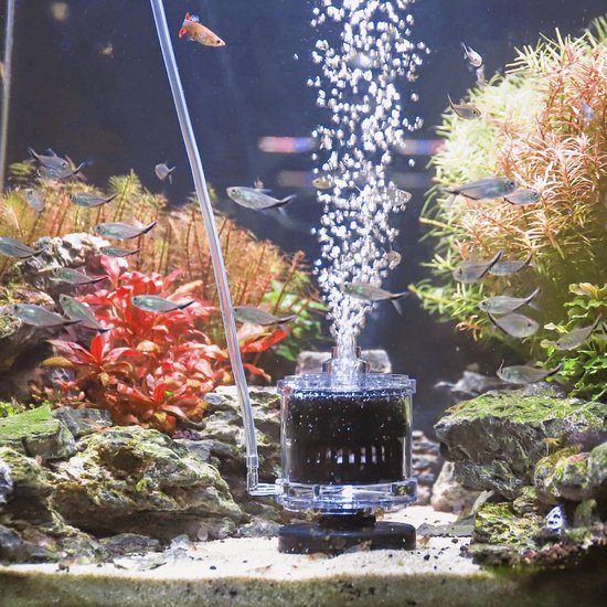 AQQA Aquarium Schwammfilter,Leiser Aquarium Filter für Biologische und