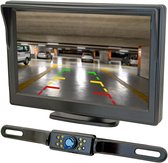 ProRide Draadloze Achteruitrijcamera 12V met Parkeerhulp - 5 inch TFT LCD - 480p - Complete set - Geschikt voor auto, vrachtwagen en camper