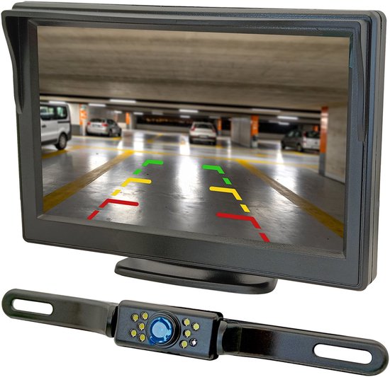 ProRide draadloze achteruitrijcamera 12V – parkeerhulp – 5 inch TFT LCD – 480p
