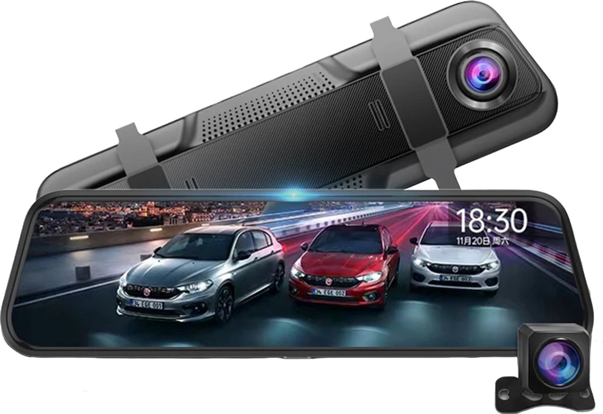 Auto Spiegel Camera - Voorkant en Achterkant - Dashcam Spiegel - Achteruit Video