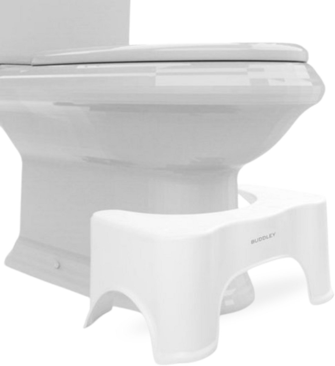 Bamboe toiletkruk voor volwassenen, 16,5 cm toiletkruk, squat volwassen kinderen, draagbare eenvoudige curve squat toilet potje kruk, antislip poepkruk voor badkamer, verbetert hurkhouding en comfort