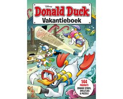 Donald Duck Vakantieboek 2025 - vakantiepret! - 144 pagina's -zonnige strips spelletjes & puzzels