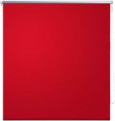 vidaXL Rolgordijn (wonen) Rolgordijn verduisterend 60 x 120 cm rood