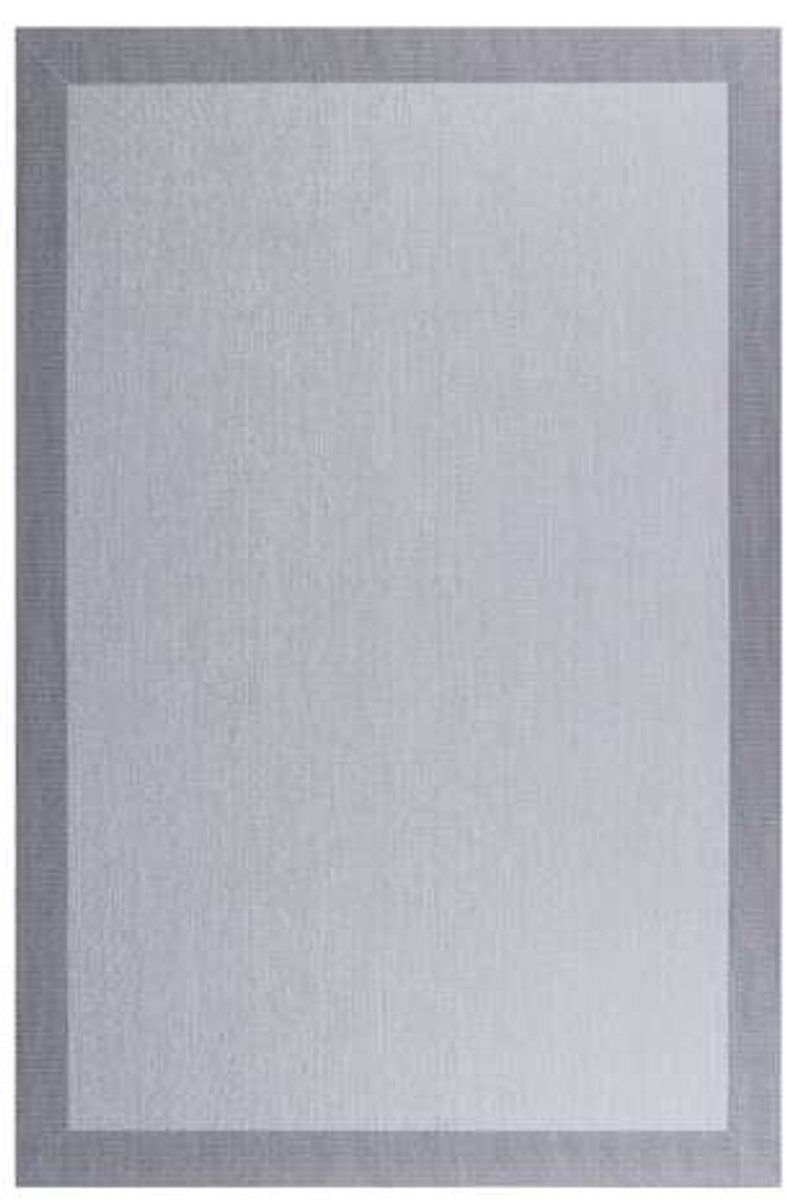 Storesdeco Premium vinyl vloerkleed, antislip, binnen/buiten – lichtgrijs, 160 x 230 cm