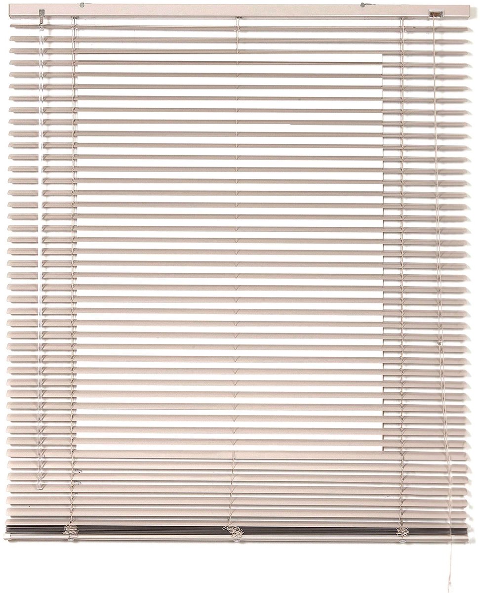 Storesdeco - Aluminium Jaloezieën met Koord Grijs stenen kleur 70x250