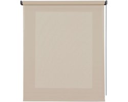 Storesdeco - Doorschijnend rolgordijn, rolgordijnen voor ramen Beige 60x180 cm