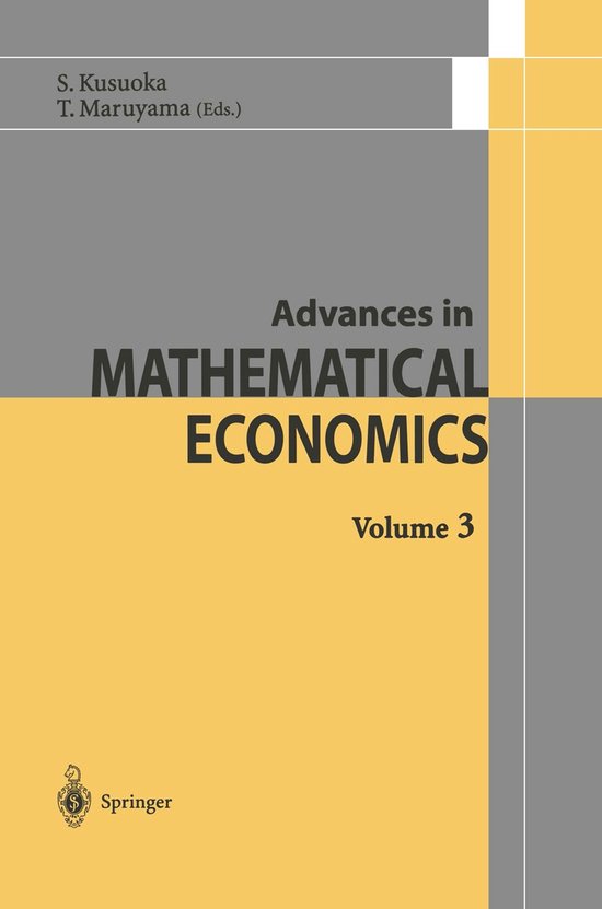 Advances in Mathematical Economics - cover