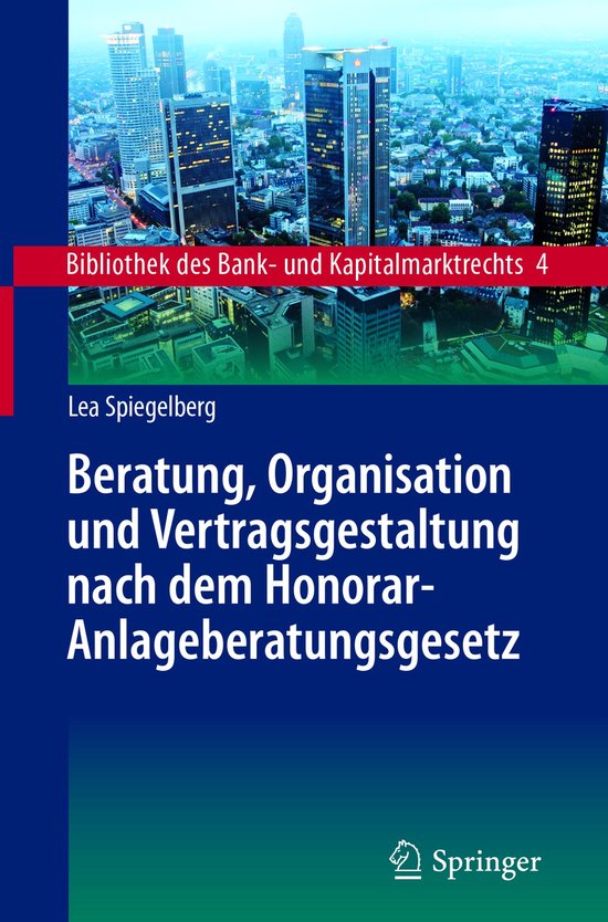Beratung Organisation und Vertragsgestaltung nach dem Honora ... - cover