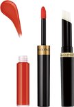 Max Factor Lipfinity Lip Colour 130 Luscious: rode lipkleur, applikator en witte top coat.
