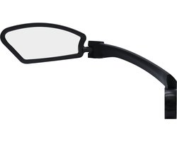 ORIGIN™ - Fietsspiegel Links - Verlengde Steel - Fiets spiegel voor E-bike Scooter en Fiets - Makkelijk verstelbaar - Extra lang - Zwart