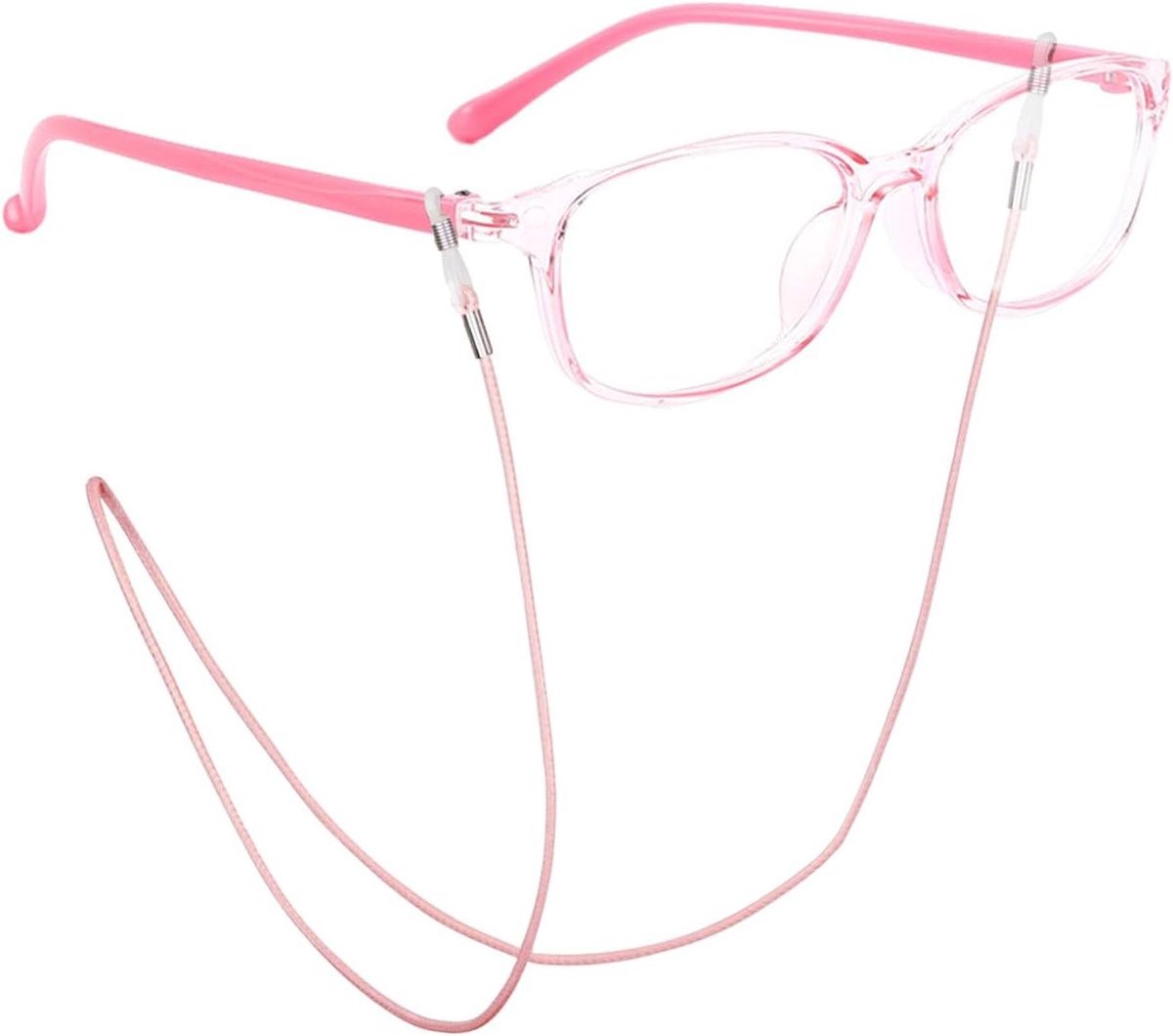 Allecto Plus - Kinderbril met Blauw Licht Filter voor Veilig Leren en Spelen - Roze - EHDWXVZM 1 x Kids Bril met Strap