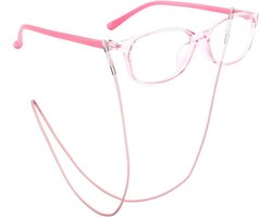 Allecto Plus - Kinderbril met Blauw Licht Filter voor Veilig Leren en Spelen - Roze - EHDWXVZM 1 x Kids Bril met Strap