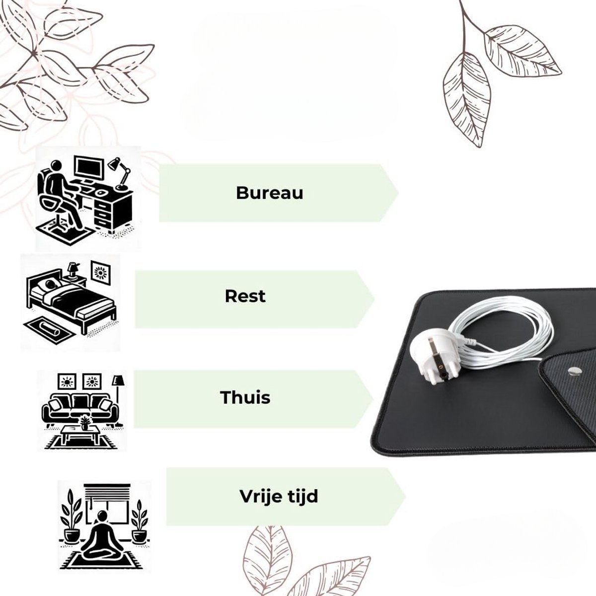 Lexium Aardingslaken - Aardingsmat - Grounding Laken - Aardingsdeken - Earthing - Grounding Mat