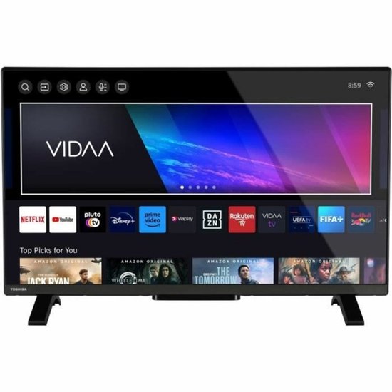 Toshiba 32” (81 cm) HD Ready LED Smart TV 1366×768 DLED Direct-LED 2x HDMI DVB-C/S2/T2 Bluetooth HDR