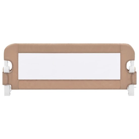 vidaXL Bedhekje peuter 102x42 cm polyester taupe