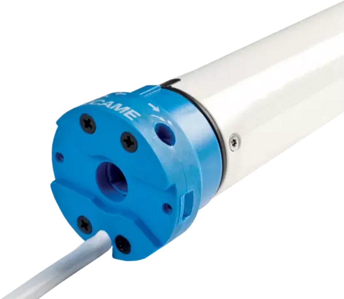 CAME Mondrian 5 230 V AC buismotor met mechanische eindschakelaar, maximaal koppel 40 Nm, voor de automatisering van rolluiken, screens en zonweringen tot 74 kg