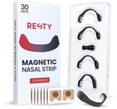 Resty® Magnetische Neusstrips – 30 Dagen gebruik – Anti Snurk Neusspreider - Neusclip - Zweetbestendig - Hypoallergeen - Maat: S/M/L/XL