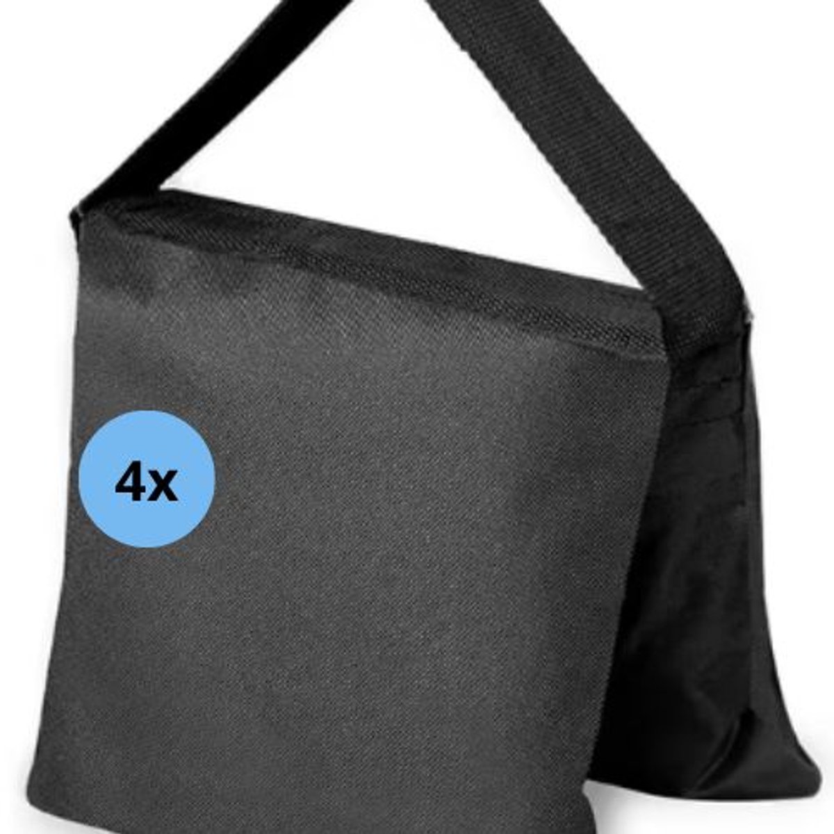 Verzwaringszakjes 4 stuks - 30 x 25 cm - Vulbaar tot 4kg - Gewichtzakken - Ongevuld