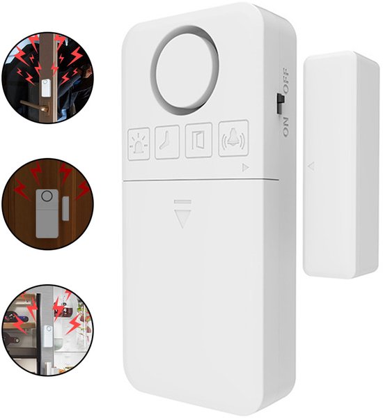 Raamalarm Deuralarm met Functie - Indicator - 130dB - Deur-/raamsensor