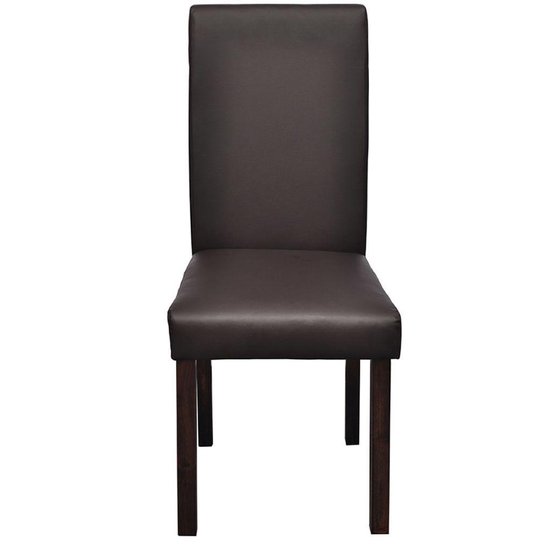 | vidaXL Eetkamerstoelen 6 st kunstleer bruin vidaXL Eetkamerstoelen 6 st kunstleer bruin | Retro