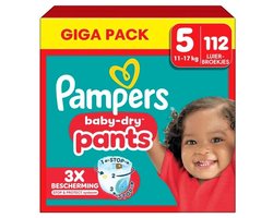 Pampers - Baby Dry Pants - Maat 5 - Mega Pack - 112 stuks - 12/17KG