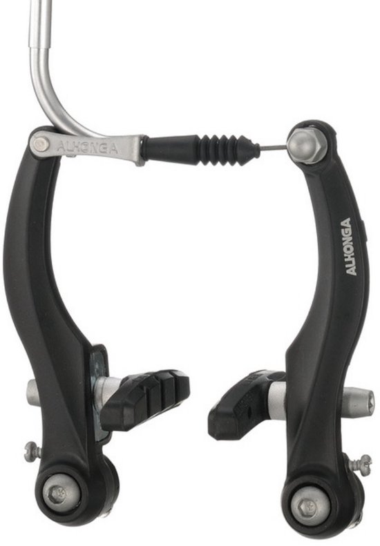 Universele Remblokjes - V-brake Remschoen - 60 mm - Rubber - Set 2 Stuks - Fietsen Rubberen Remblok - Remschoenen - Remschoentjes - Remblokkenset - Verstelbaar - V brake - Remblok (R1)