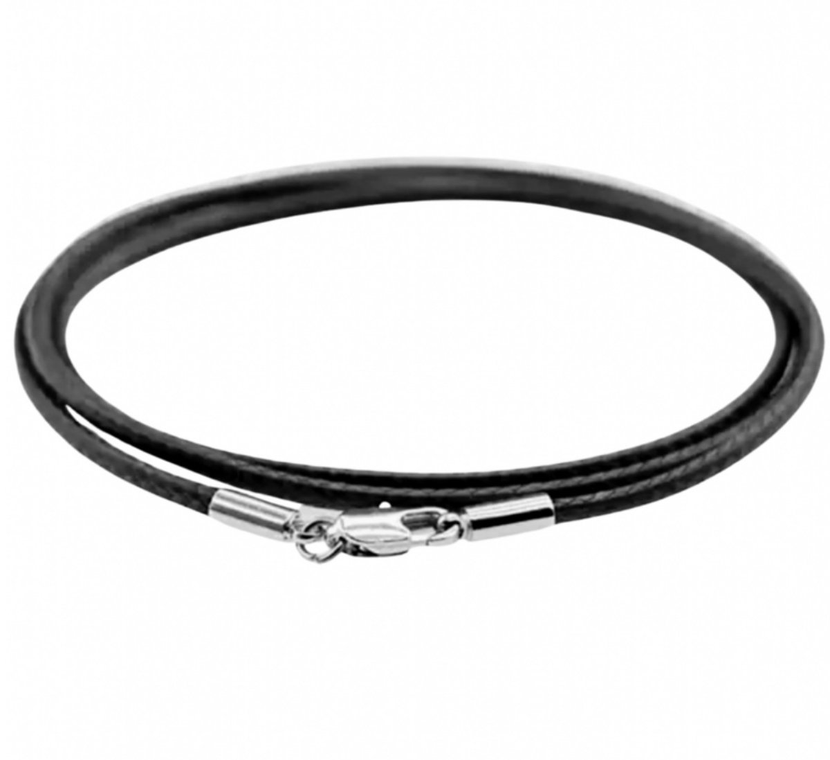 Basic -Luxe -Koordketting - 1.5 mm -Zwart -55 cm- Charme Bijoux