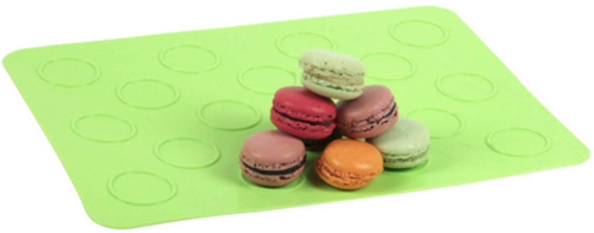 YK Design Silicone Bakmat voor Macarons – 18 Holtes Ø 3,5 cm – Anti-aanbak – Ovenbestendig tot 230°C