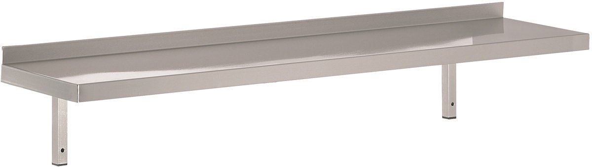 Professionele RVS Wandschap met console | 60 x 30cm | Combisteel | 7455.0615 | Horeca