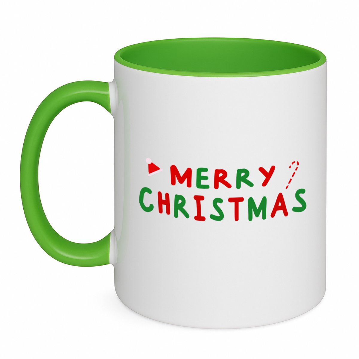 Hacebo® - Kerst merry christmas koffiebeker groen - Kerstmis - Kerst beker - thee mok - koffie beker - winter - kerst - christmas - kerst cadeau - koffiemok - 350 ML inhoud