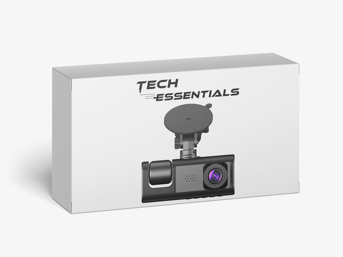 Tech Essentials S1 Dashcam - 720P - SD Kaart 64GB - Met Achteruitrijcamera - USB-C - Voor Auto Camera - Voor En Achter - Nachtzicht thumbnail 8