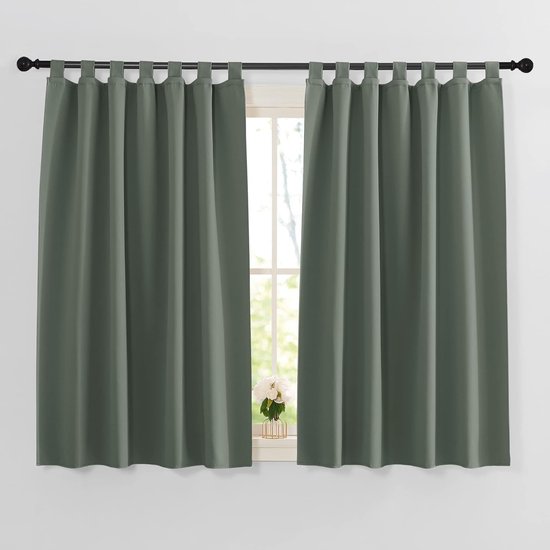 Outdoor Gordijn 2 stuks SET Lussen gordijn Transparant 220 x 155 cm Tuinhuisjes Balkon gordijnen Verduisteringsgordijnen, Waterdicht voor Paviljoen Strandhuis (2 panelen) Wit FIRAN [129