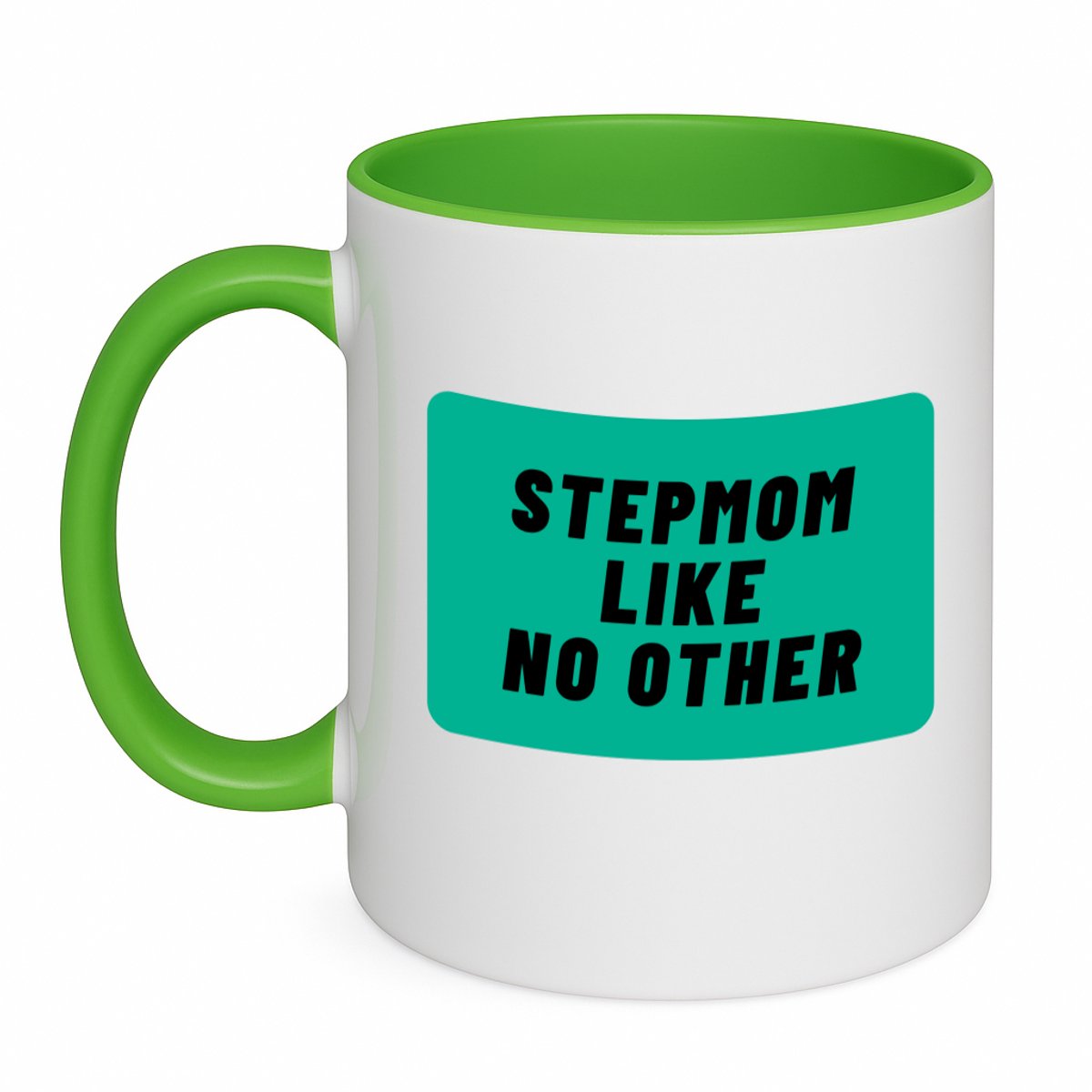 Hacebo® - stepmom like no other koffiebeker groen - Moeder - geweldige moeder - thee mok - koffie beker - niemand anders - verjaardag - cadeau - kado - bedankje - geschenk - koffiemok - 350 ML inhoud