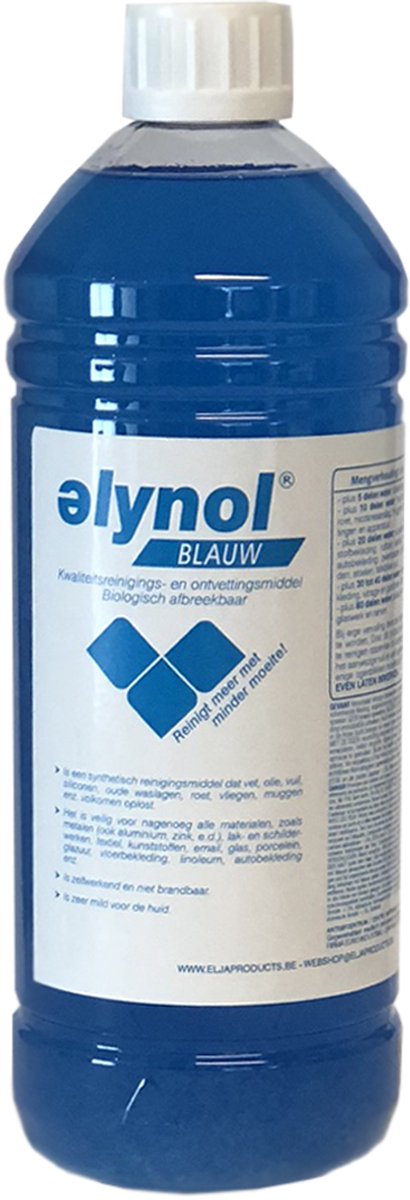 Elynol Blauw Superreiniger | 1L | Ontvetter | Allesreiniger | Vlekverwijderaar