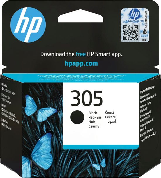 HP 305 - Inktcartridge - Origineel - Zwart