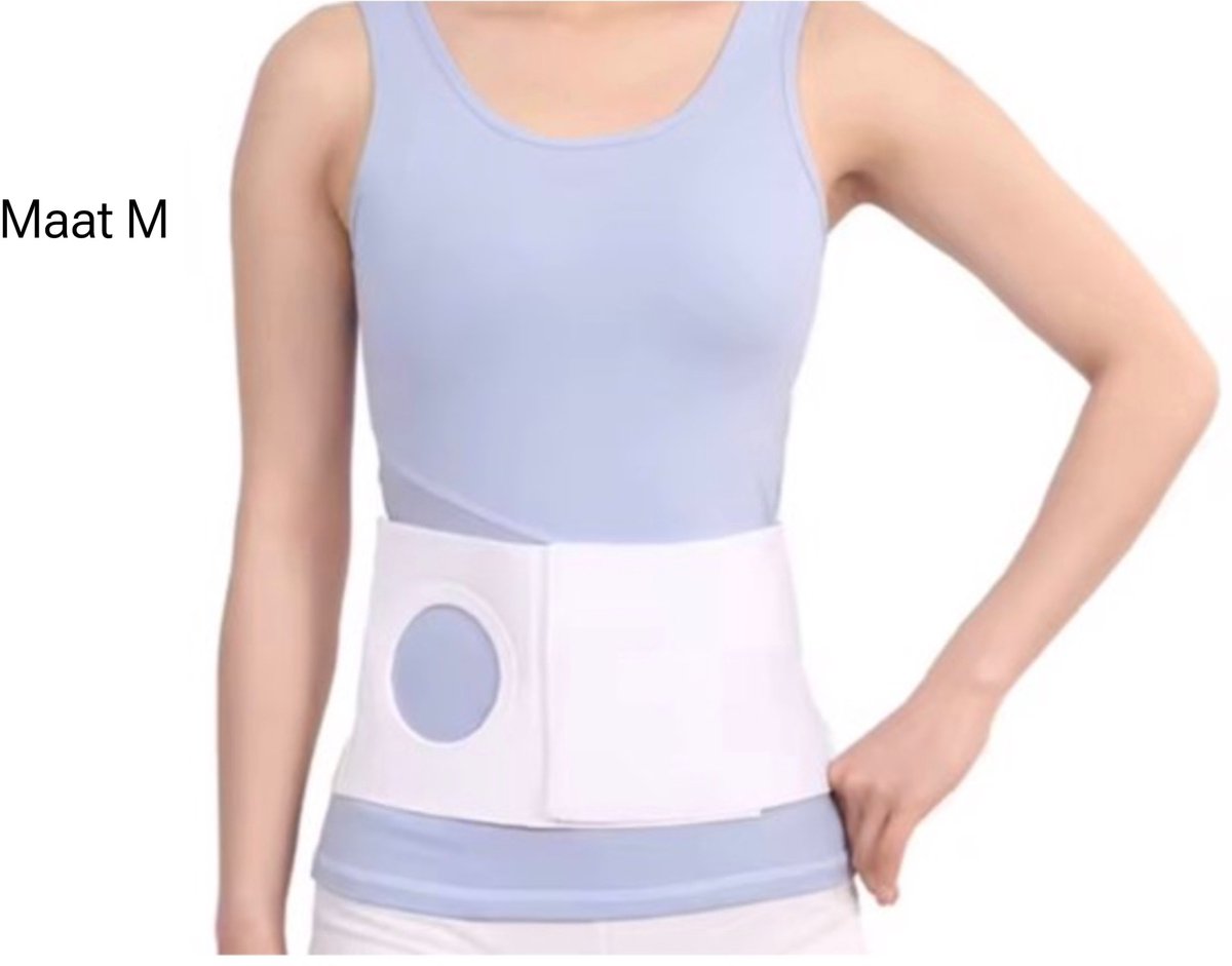 medj-stomaband-stoma-Stomabandage -Stomahoes - Unisex - Beige - Maat M