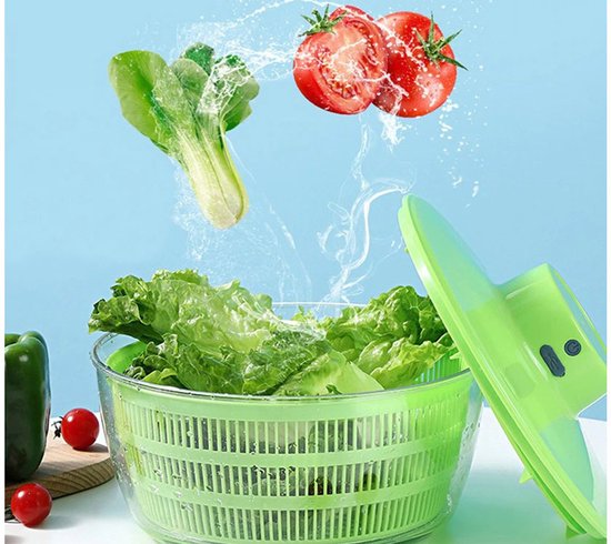 Essoreuse à salade électrique rechargeable par USB, capacité de 4 litres