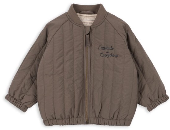Konges Slojd Juno Bomber Jacket Jassen Jongens - Winterjas - Khaki - Maat 98