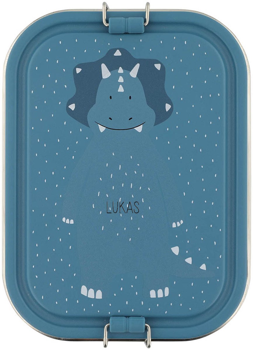Studio Balune Gepersonaliseerde Trixie Lunchbox - Mr. Triceratops