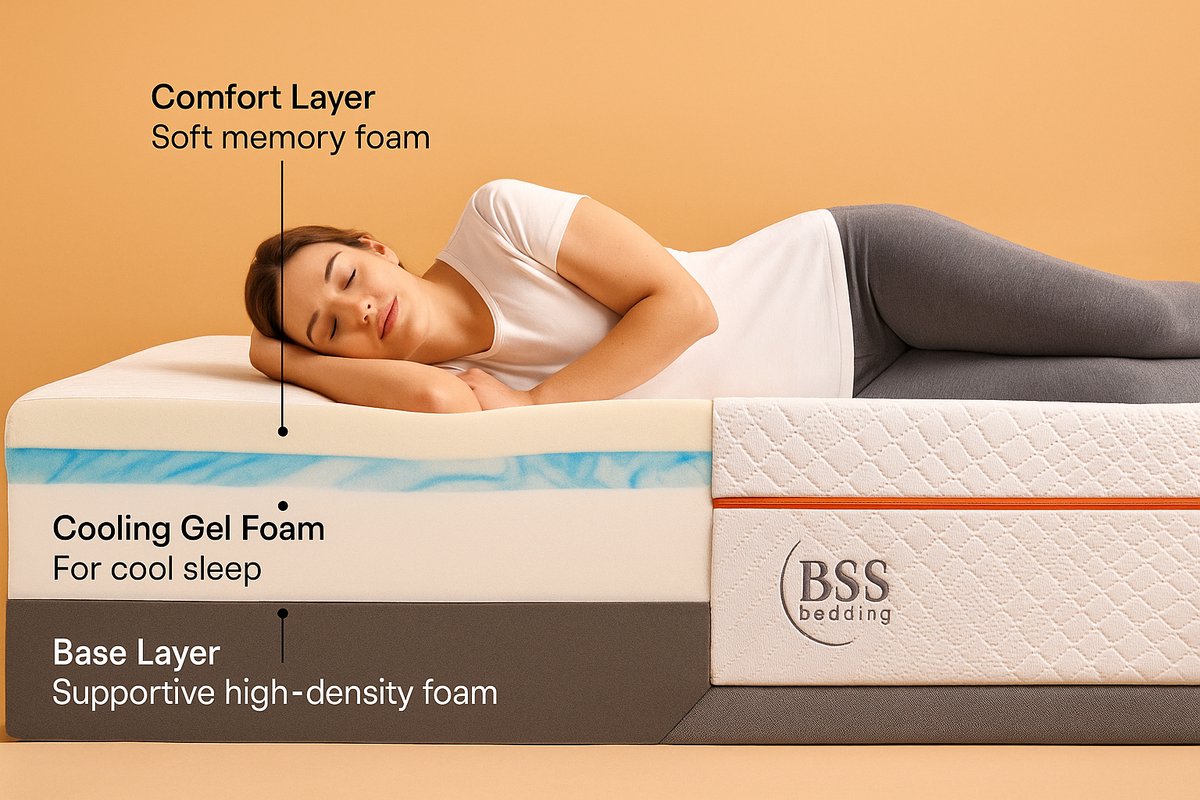 Merkloos / Sans marque BSS Bedding Elite Matras - afbeelding 2