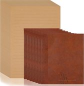 YunBey Briefpapier mit Umschlag, 32 Stücke Vintage Briefpapier, 10