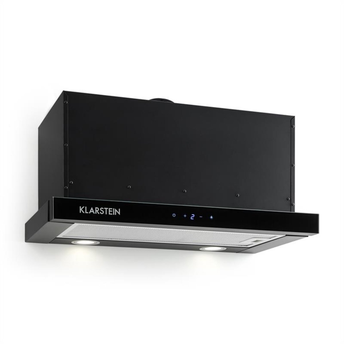 Klarstein Vinea onderbouw afzuigkap - vlakscherm - 60 cm zwart
